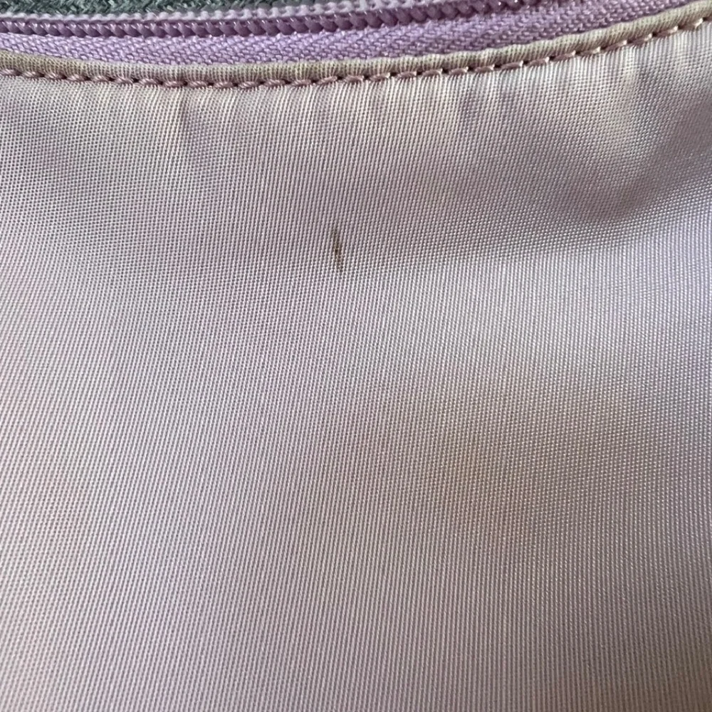 Prada Vintage Tessuto Logo Nylon Mini Bag in Pale Pink Lavender - Picture 16 of 16